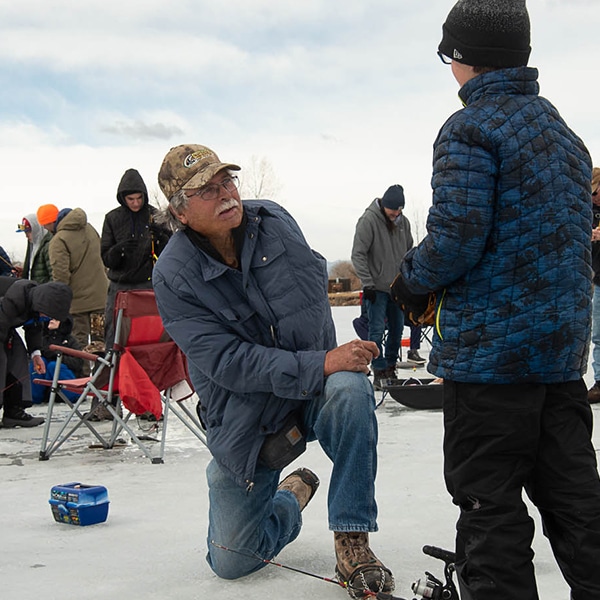 Ice fishing